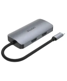 Unitek докинг станция Docking Station Type-C 5-in-1 - uHUB P5 Trio D1051A - USB-C PD100W x 1 HDMI x 2 VGA USB3.0 x