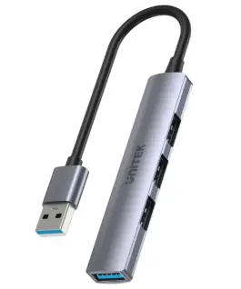 Unitek хъб USB3.0/2.0 HUB 4 port uHUB Q4 - USB-A input - USB3.0 x 1 USB2.0 x 3 - H1208A