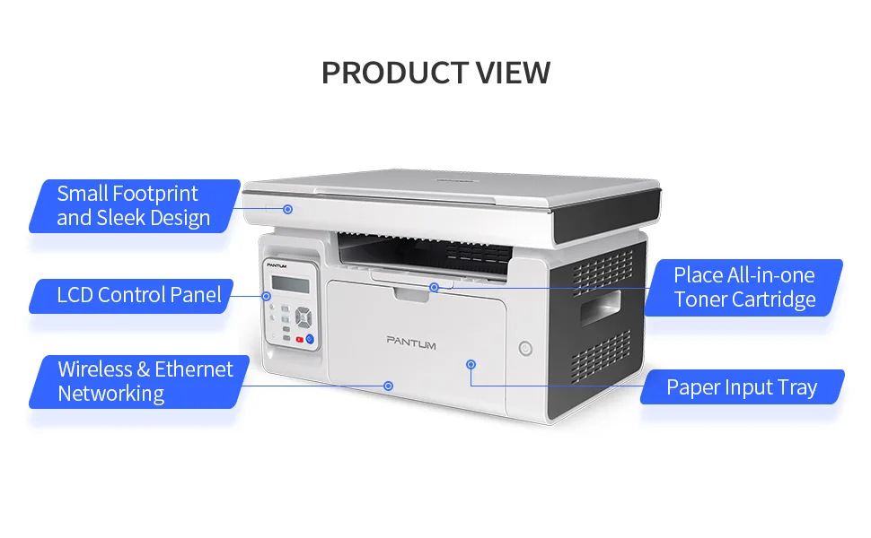 МУЛТИФУНКЦИОНАЛНО ЛАЗЕРНО УСТРОЙСТВО PANTUM M6509NW - PN M6509NW - Image 5