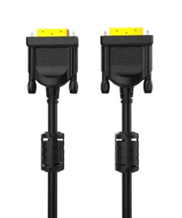 VCom кабел DVI 24+1 Dual Link M / M +2 Ferrites – CG442GD-1.8m