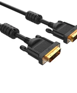 VCom кабел DVI 24+1 Dual Link M / M +2 Ferrites – CG442GD-5m