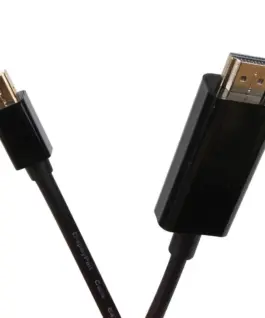 VCom Кабел Mini Display Port M / HDMI M 4K 2160p – CG615L-1.8m-4K