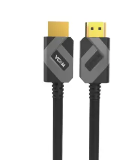 Alternative view of VCom Кабел HDMI v2.1 M / M 2.0m - 8K Dolby Vision HDR, Black/Grey - CG805-2.0m