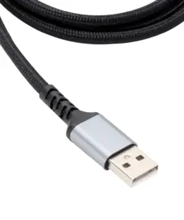 VCom Кабел USB 3.1 Micro type C / USB 2.0 AM Black – CU405M-1.8m