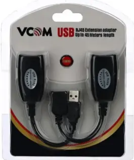 VCom удължител USB Extension over LAN – USB AM / AF – CU824