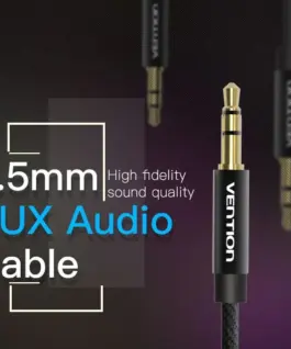 Vention Аудио Кабел Fabric Braided 3.5mm M/M Audio Cable 0.5m –
