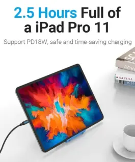 Vention Кабел USB 2.0 Type-C to Type-C – 1M Black 5A Fast Charge –