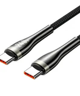 Vention кабел Cable - USB2.0 Type-C to Type-C - 5A Fast Charging 240W PD3.1 1.2m - CTYBAV