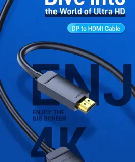 Vention кабел Cable DisplayPort to HDMI 3.0m – 4K