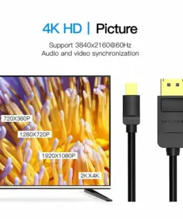Vention кабел Mini Display Port M to Display Port M 3.0m – HAABI