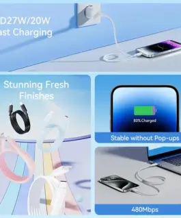 Vention кабел Cable USB 2.0 Type-C to Lighting 1m White – LAKWF