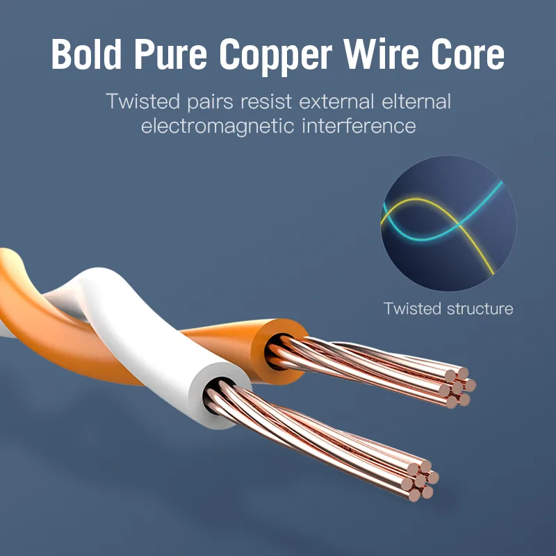 Vention Кабел LAN SSTP Cat.7 Patch Cable - 0.5M Black 10Gbps - ICDBD - Image 23