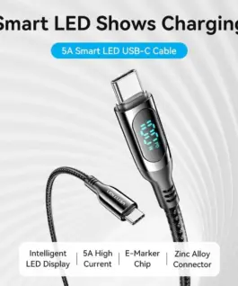 Vention кабел USB2.0 Type-C/Type-C 100W 1.2m – TAYBAV
