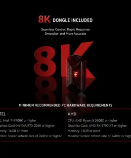 VXE професионална геймърска мишка Wireless Gaming Mouse MAD R 8K SET – Omron Optical Microswitches