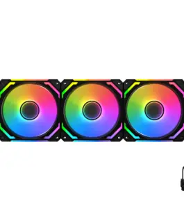 Xigmatek Комплект вентилатори Fan Pack 3-in-1 3x120mm – Starlink Ultra – Infinity Mirror