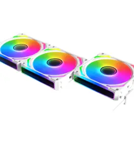 Xigmatek Комплект вентилатори Fan Pack 3-in-1 3x120mm – Starlink Ultra Arctic – Infinity Mirror
