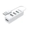 Unitek хъб USB 2.0 HUB 4 port White - Y-2146