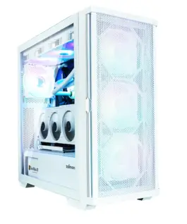 Alternative view of Zalman кутия Case EATX - Z10 DUO White - Mesh/Tempered Glass