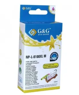 ГЛАВА ЗА LEXMARK S305/405/505/605/PRO 205/703/705/706/803/805/903/904/905 - HIGH CAPACITY - Magenta - 14N1070 - /100XL/