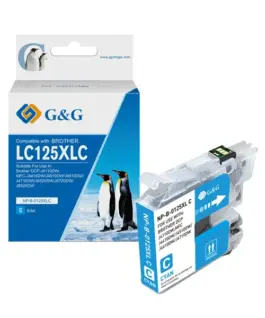 УНИВЕРСАЛНА ГЛАВА ЗА BROTHER DCP J4110DW/MFC J4410DW/J4510DW/J4610DW/J4710DW - HIGH CAPACITY - Cyan - LC123C (LC-123C)/L
