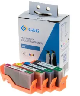 КОМПЛЕКТ 4 ГЛАВИ ЗА HEWLETT PACKARD Photosmart C5380/C6380/D5460/Photosmart Pro B8550 - HIGH CAPACITY - /364XL/ - CN684E