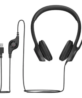 СЛУШАЛКИ LOGITECH H390 – Black – PN 981-000406