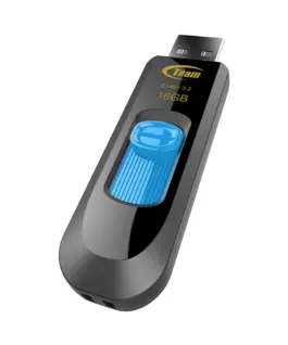 ФЛАШ ПАМЕТ Team Group C145 – USB Typ-A 3.2 Gen 1 – 16 GB – Black/Blue – PN