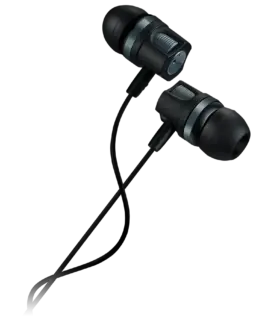 Слушалки CANYON Stereo earphones with microphone 1.2M dark gray