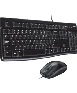 Клавиатура LOGITECH MK120 Corded Combo – BLACK – USB – US INTL –