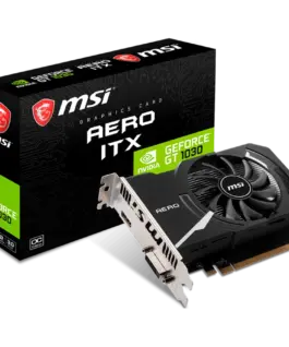 Видео карта MSI Video Card NVidia GT 1030 AERO ITX 2GD4 OC (2G GDDR4 HDMI  DVI) retail