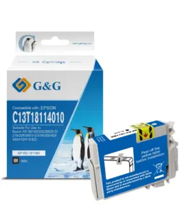 ГЛАВА ЗА EPSON Expression Home XP 30/102/202/205/302/305/402/405 - Black - C13T18014010/C13T18114010 - PN NP-R-1811BK -