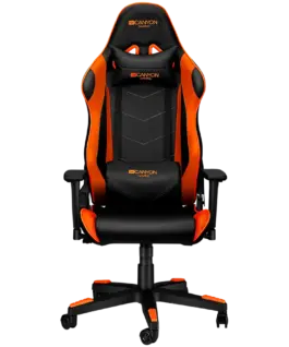Геймърски стол CANYON gaming chair Deimos GC-4 Black Orange