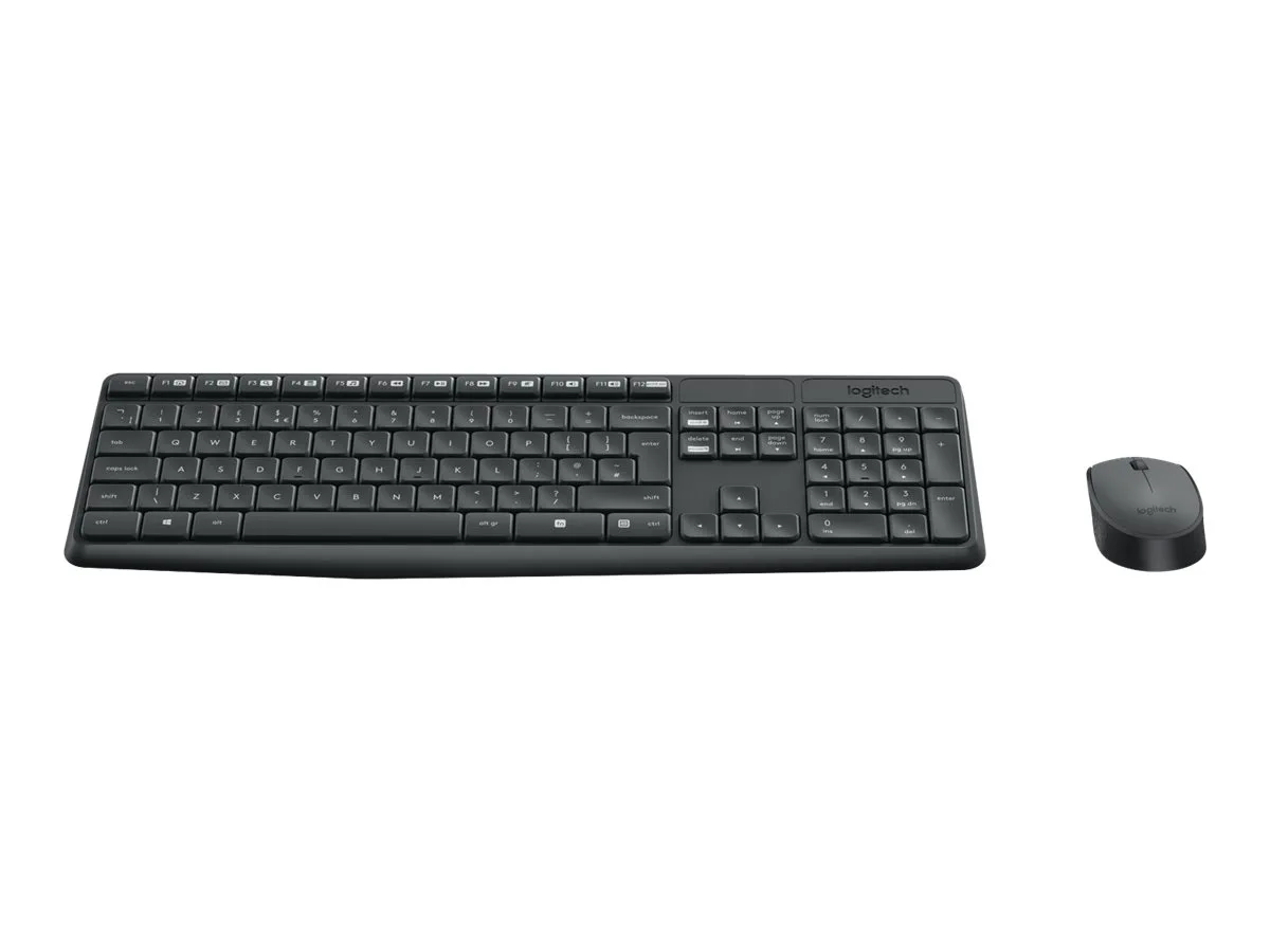 КОМПЛЕКТ МИШКА + КЛАВИАТУРА LOGITECH MK235U - С БДС КИРИЛИЗАЦИЯ - Wireless / Безжична - Black - PN 920-007931 - Image 62