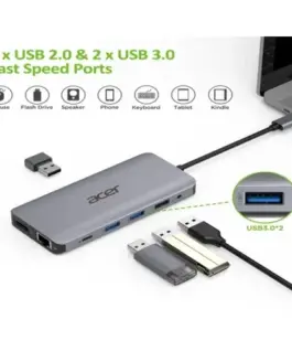 Alternative view of ДОКИНГ СТАНЦИЯ ACER - Silver - PN HP.DSCAB.009