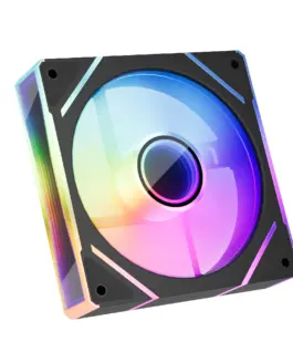 Alternative view of 1stPlayer вентилатор Fan 120mm FC7R - Infinity Mirror ARGB, REVERSE - Black