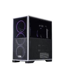 Alternative view of 1stPlayer кутия Case EATX - IF8 Black - 4 x 140 mm A-RGB fans included, USB-C
