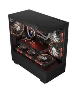 Alternative view of 1stPlayer кутия Case mATX - MIKU Mi5 Black