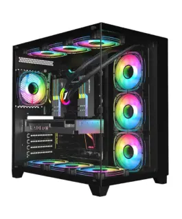 1stPlayer кутия Case ATX - MEGAVIEW MV8 Black