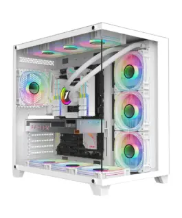 1stPlayer кутия Case ATX - MEGAVIEW MV8 White