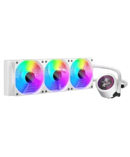 1stPlayer водно охлаждане Water Cooling 360mm - Thunderstorm TS4 360 White - Digital Display