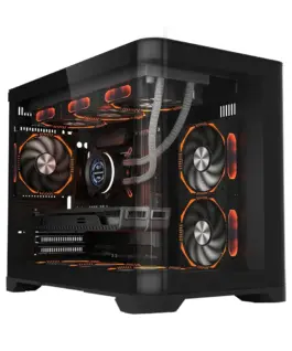 1stPlayer кутия Case mATX - UV6 Black
