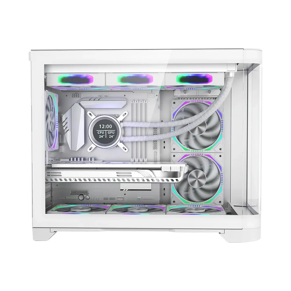 1stPlayer кутия Case mATX - UV6 White - Image 75