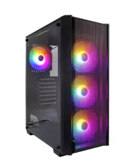 1stPlayer Кутия Case ATX - Fire Dancing V4 RGB - 4 fans included