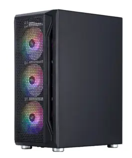 Alternative view of 1stPlayer кутия Case ATX - Firebase X5 RGB v2 - 4 fans included