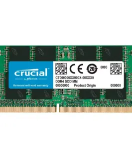 Памет за лаптоп Crucial 16GB DDR4-3200 SODIMM CL22 (8Gbit/16Gbit)