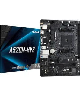 Дънна платка ASROCK A520M-HVS mATX AM4 DDR4