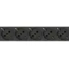 Vertiv PDU EP0G01A0 Basic,1U,10A, 220V, C14, 3m, Schuko*8, черен