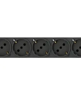 Vertiv PDU EP0G01A0 Basic,1U,10A, 220V, C14, 3m, Schuko*8, черен