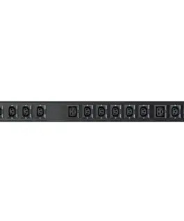 Vertiv PDU EP0G90A0 Basic, 0U, 32A, 220V, IEC60309, 3m, C13x20 + C19x4, Breaker, черен