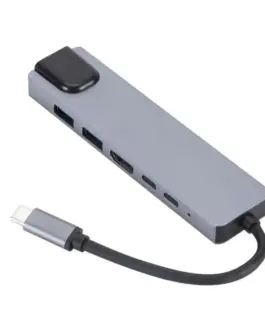 Gembird USB-C Hub USB-C/A LAN HDMI